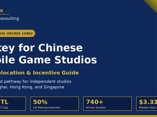 Chinese Mobile Game Studios: Turkey Relocation Guide 2026