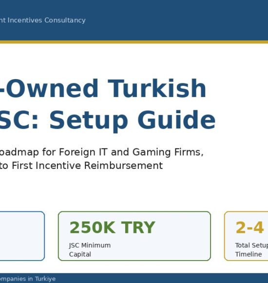 Setting Up a Company in Türkiye: The 2026 Limited and Joint Stock Company Guide for Foreign IT and Gaming Firms
