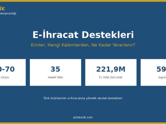 E-İhracat Destekleri 2026: Kimler, Hangi Kalemlerden, Ne Kadar Yararlanır?